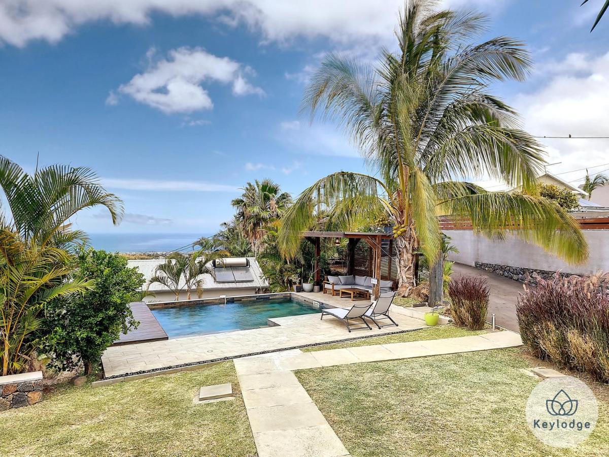 Villa O Baobhai Classee 4 Etoiles - Pisicine Privee Et Vue Mer - Saint-Pierre Kültér fotó